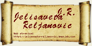 Jelisaveta Reljanović vizit kartica